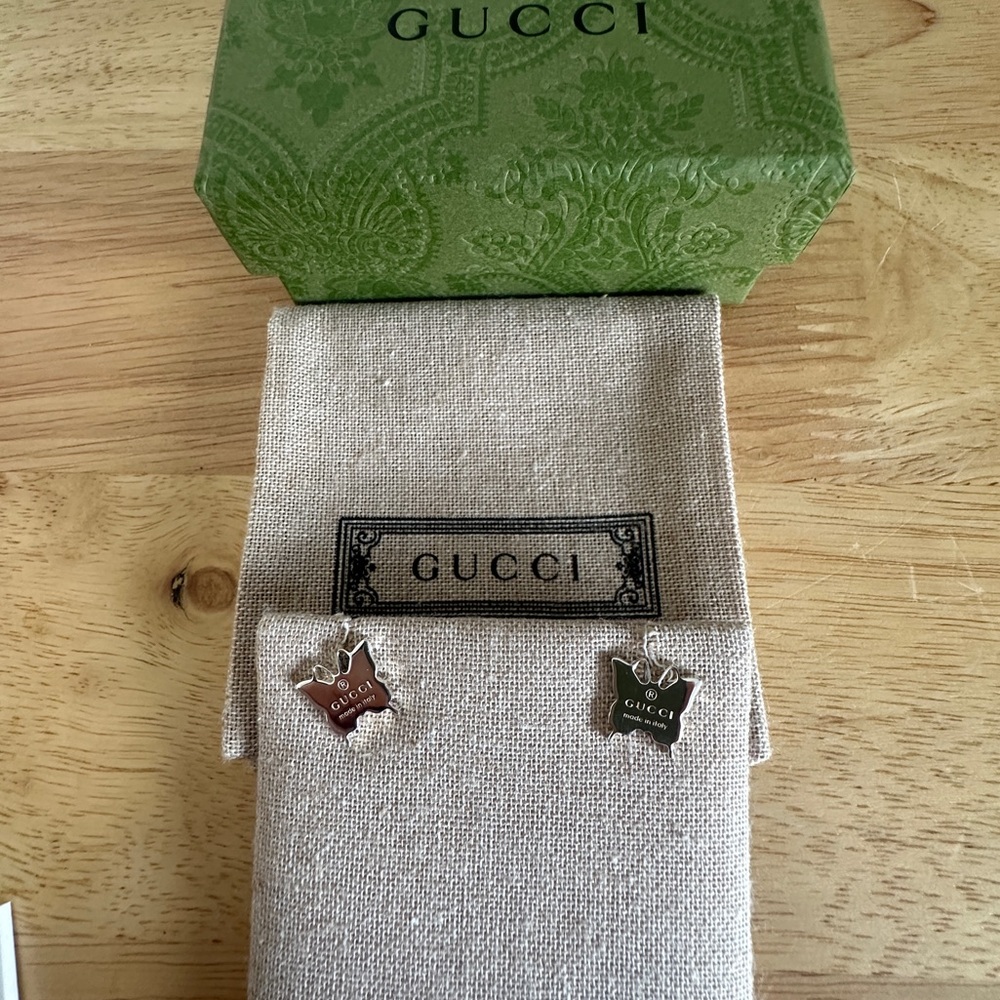 Gucci .925 🦋 Stud Earrings - Picture 6 of 16